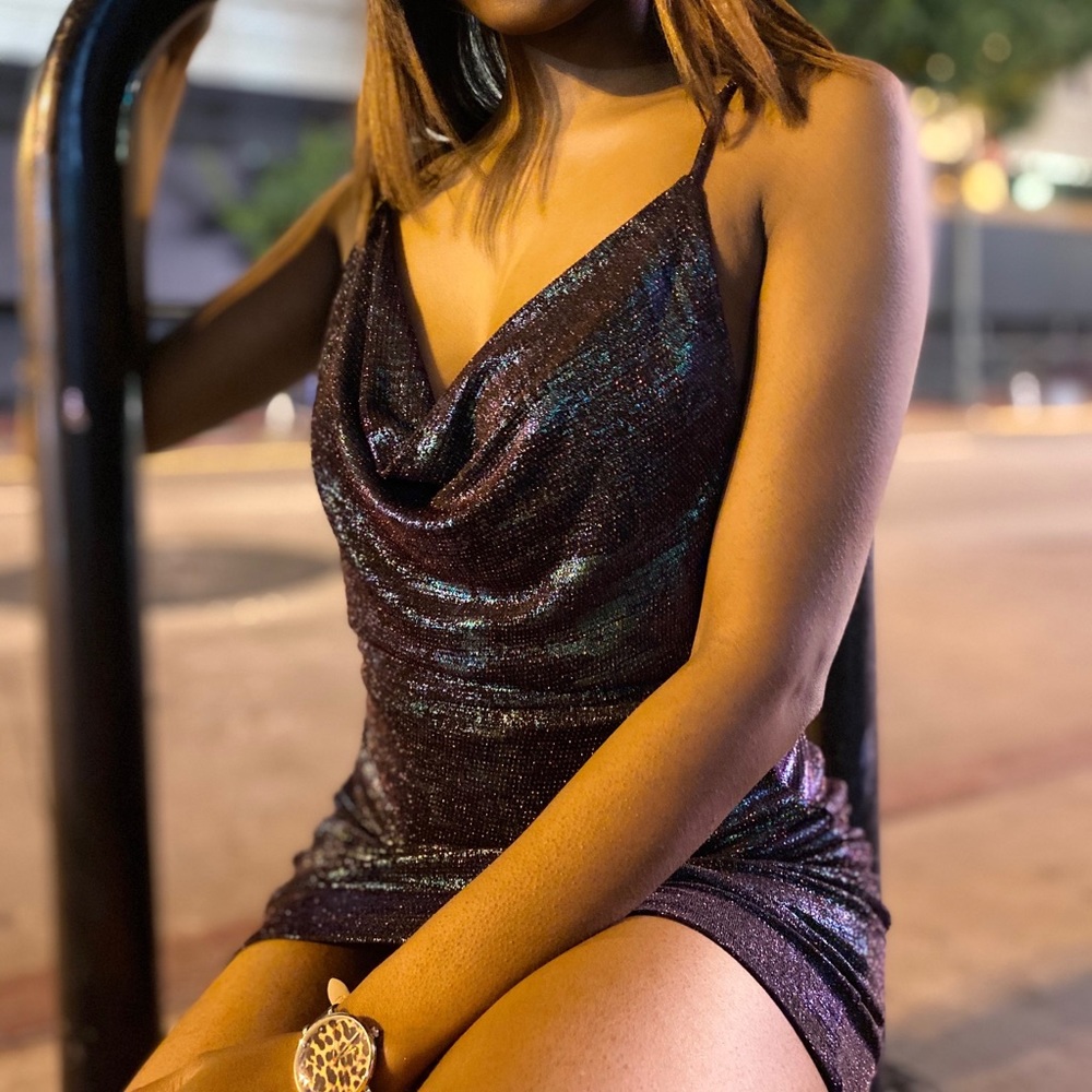 Cowl Neck Dress